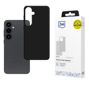 3mk matinis dėklas, skirtas Samsung Galaxy S25+ – juodas