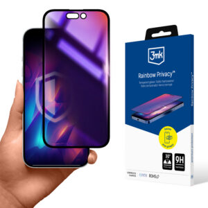 3mk Rainbow Privacy grūdintas stiklas, skirtas Apple iPhone 16 Pro Max