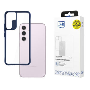 3mk Satin Armor Case+ Blue, skirtas Samsung Galaxy S24 - skaidrus
