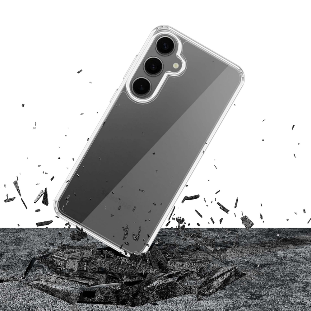 3mk šarvų dėklas, skirtas Samsung Galaxy S25 – skaidrus
