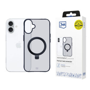 3mk Smoke Case Mag&Stand skirtas Apple iPhone 16 plus - skaidrus