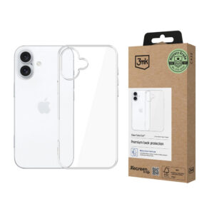 3mk Clear Case Eco, skirtas Apple iPhone 16 plus - skaidrus