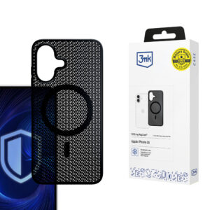 3mk COOLing MagCase, skirtas Apple iPhone 16 - juodas