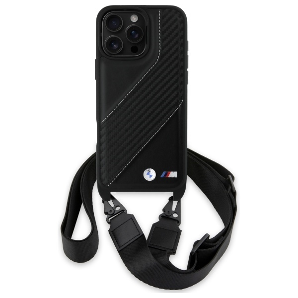 BMW M Edition dėklas iPhone 16 Pro Max – juodas