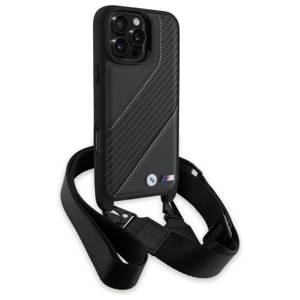 BMW M Edition dėklas iPhone 16 Pro Max – juodas