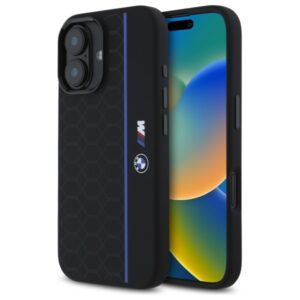 BMW MagSafe dėklas iPhone 16 6.1 – juodas