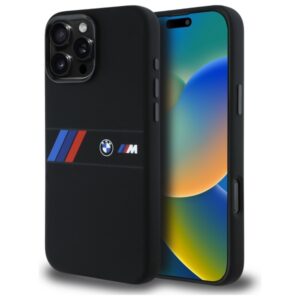 BMW MagSafe dėklas iPhone 16 Pro Max – juodas