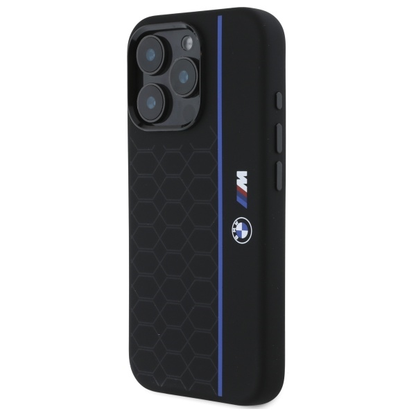 BMW MagSafe dėklas iPhone 16 Pro Max – juodas
