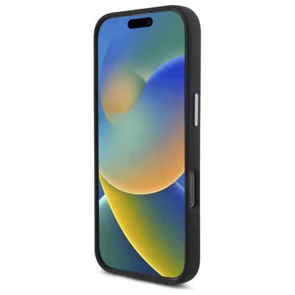 DKNY silikoninis dėklas iPhone 16 (6,1") – juodas