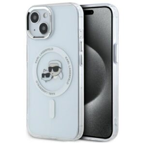 Karl Lagerfeld MagSafe dėklas iPhone 14 – baltas