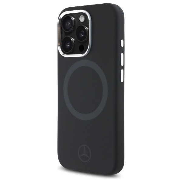 Mercedes-Benz MagSafe dėklas iPhone 16 Pro – juodas