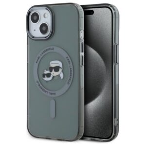 Karl Lagerfeld MagSafe dėklas iPhone 15 – juodas