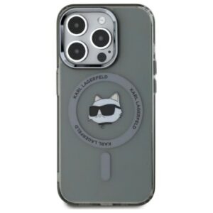 Karl Lagerfeld MagSafe dėklas iPhone 15 Pro Max – juodas