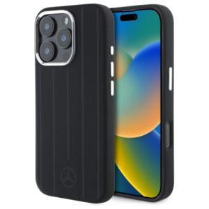 Mercedes-Benz MagSafe dėklas iPhone 16 Pro – juodas