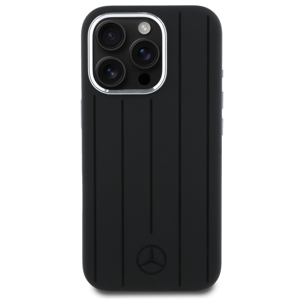 Mercedes-Benz MagSafe dėklas iPhone 16 Pro – juodas