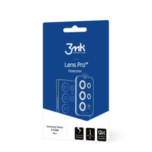 Grūdintas stiklas fotoaparato objektyvui 3mk Lens Protection Pro Black, skirtas Samsung Galaxy Z Fold 6