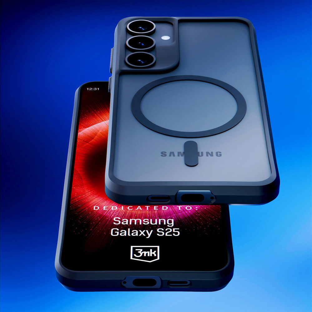 3mk Satin Armor MagCase, skirtas Samsung Galaxy S25 – skaidrus