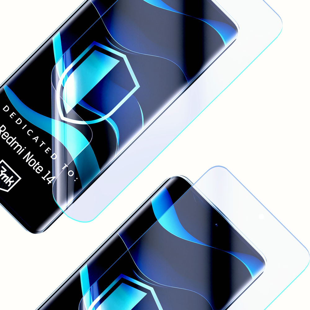 Hibridinis stiklas 3mk FlexibleGlass skirtas Xiaomi Redmi Note 14 5G