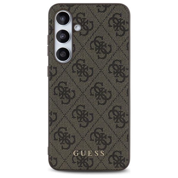Guess 4G dėklas Samsung Galaxy S24 FE – rudas