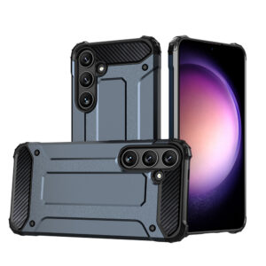 Hybrid Armor dėklas Samsung Galaxy S25 – mėlynas