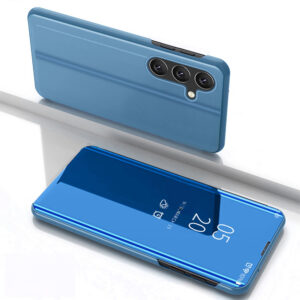 Dėklas Samsung Galaxy S25+ Clear View su atverčiamu dangteliu – mėlynas