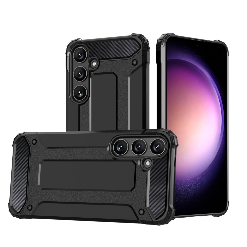 Hybrid Armor dėklas Samsung Galaxy S25+ – juodas