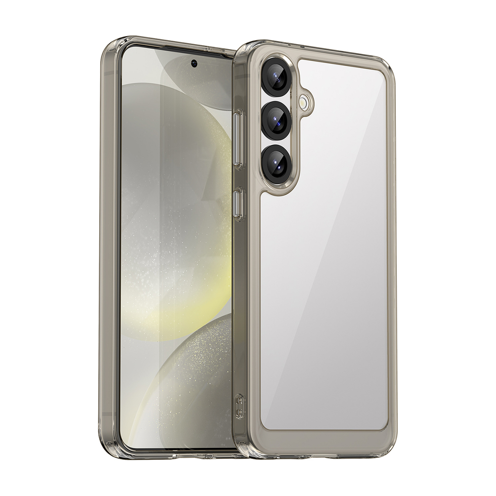 Outer Space Case dėklas Galaxy S25+ – skaidrus juodas