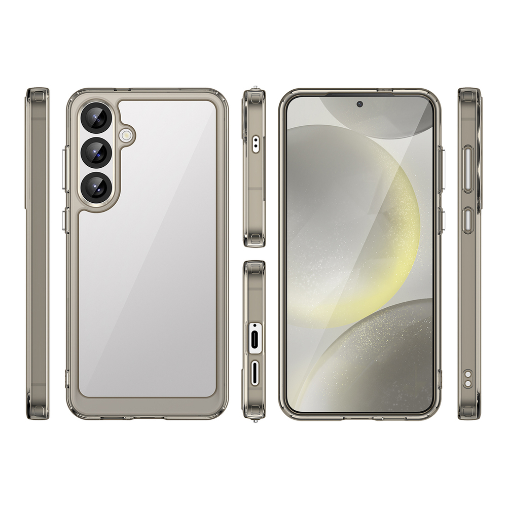 Outer Space Case dėklas Galaxy S25+ – skaidrus juodas