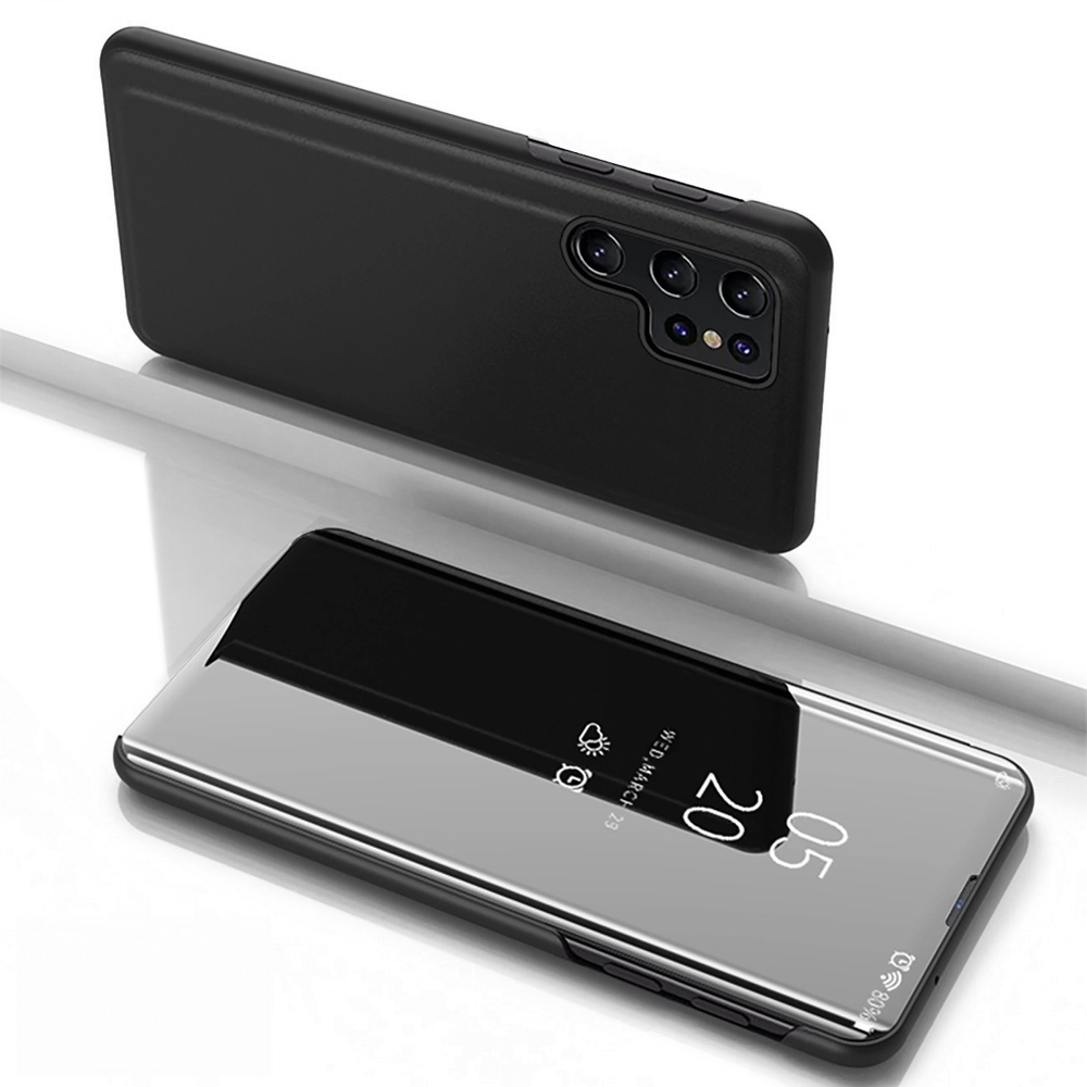 Clear View dėklas Samsung Galaxy S25 Ultra – juodas