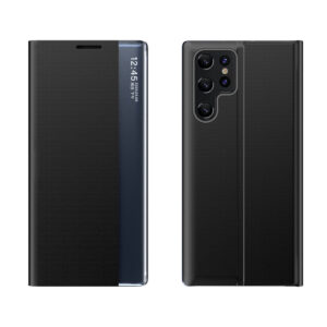 Atverčiamas dėklas Samsung Galaxy S24 FE su stovu – juodas