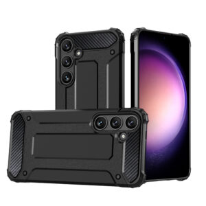 Hybrid Armor dėklas Samsung Galaxy S24 FE – juodas