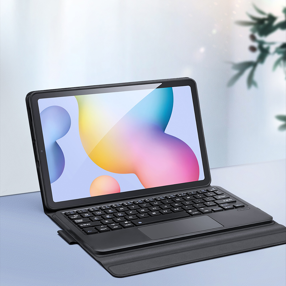 Dux Ducis Bluetooth klaviatūros dėklas Tab S6 Lite – juodas