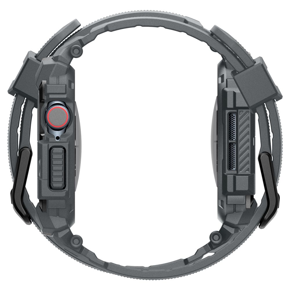 Dirželis Spigen Rugged Armor Pro Apple Watch 10 / 11 (46 mm), tamsiai pilkas