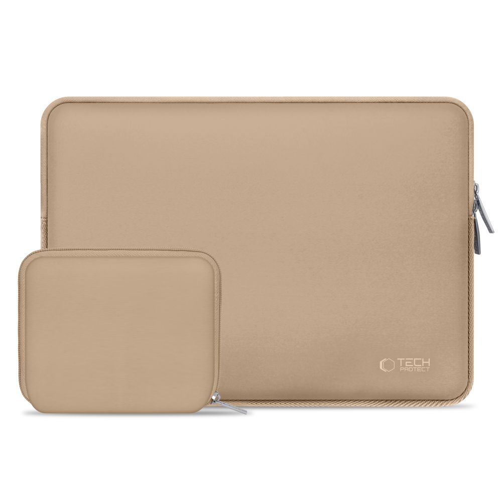 Dėklas Tech-Protect NeoSlim nešiojamajam kompiuteriui 13-14, šviesiai rudas