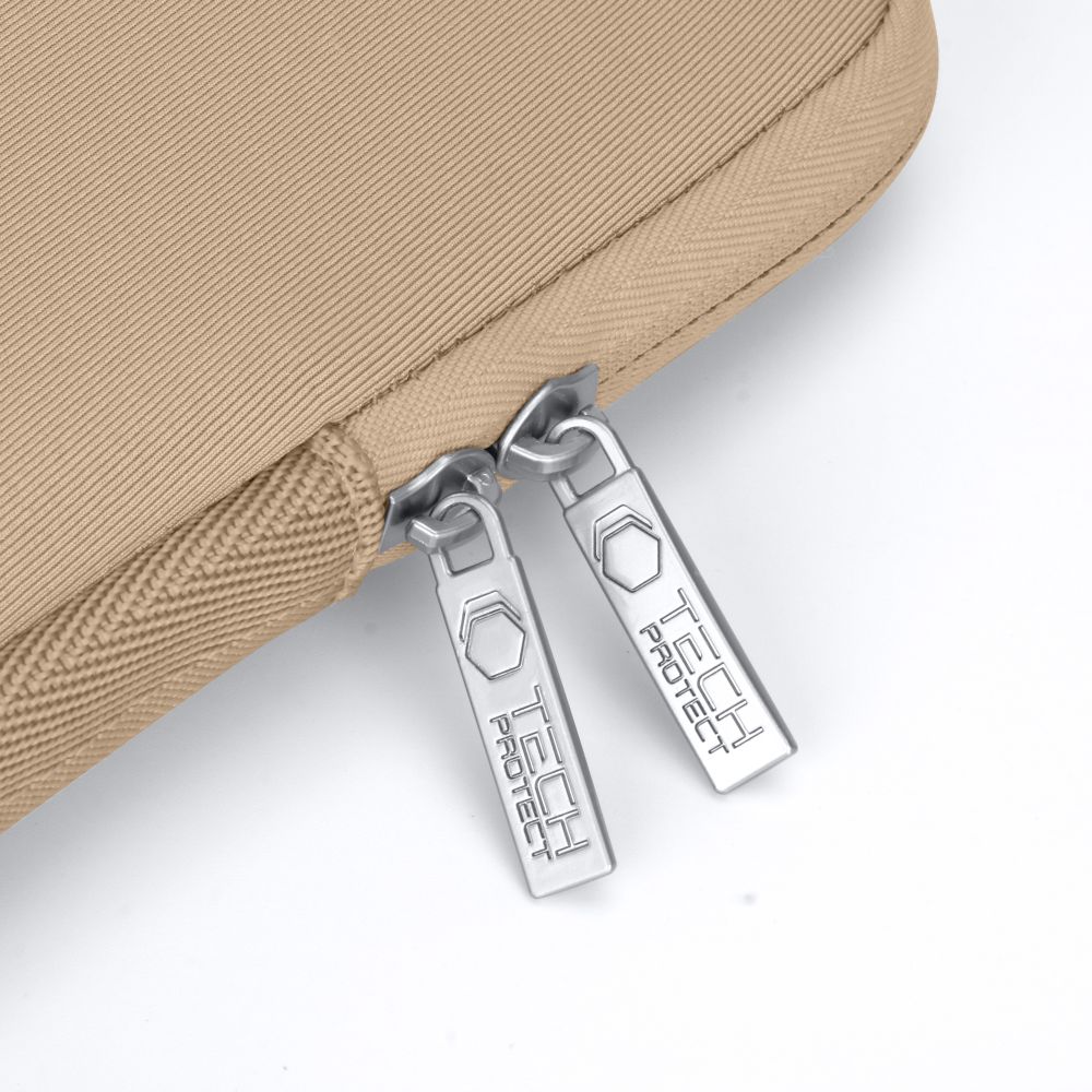 Dėklas Tech-Protect NeoSlim nešiojamajam kompiuteriui 13-14, šviesiai rudas
