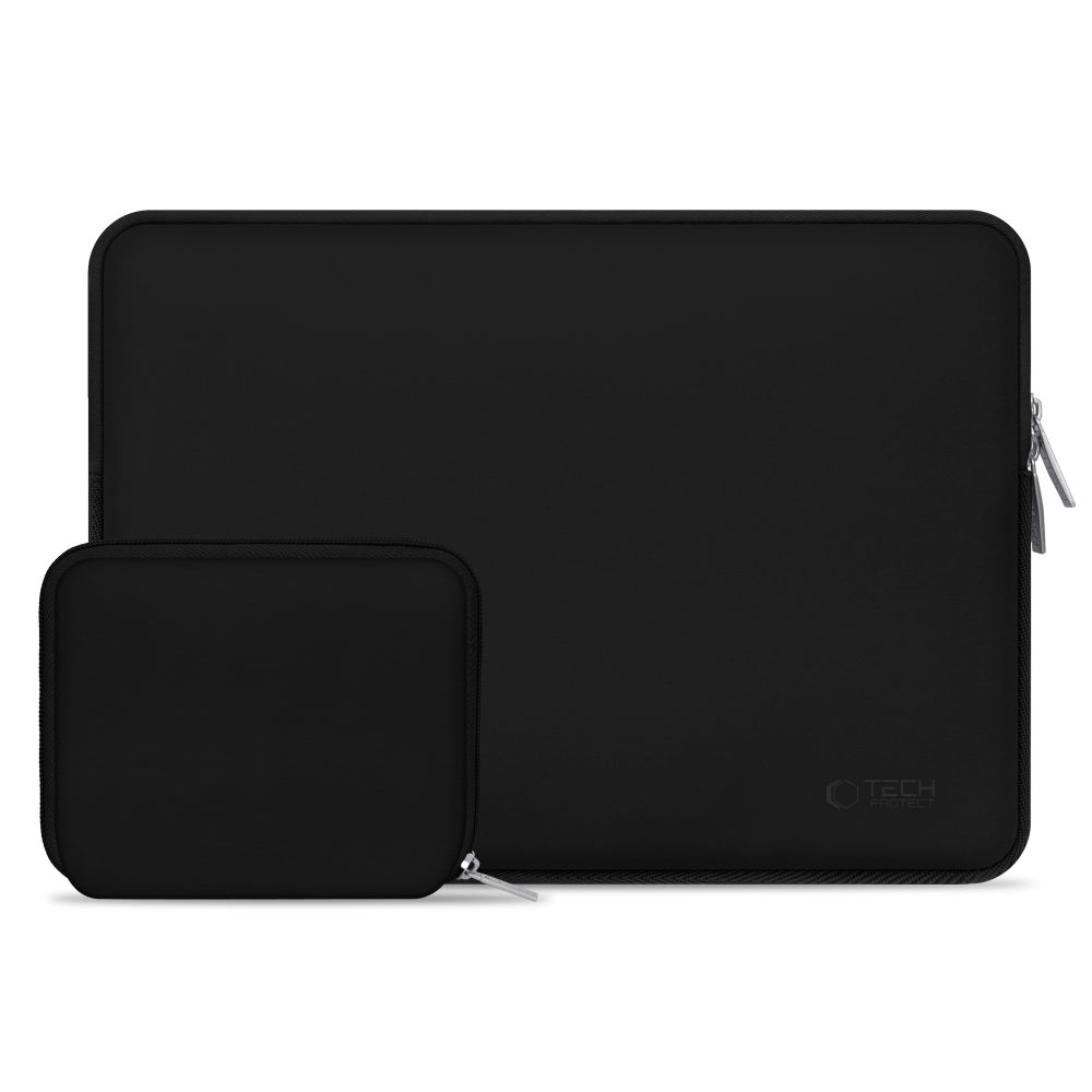 Dėklas Tech-Protect NeoSlim nešiojamajam kompiuteriui, 15-16 colių, juodas