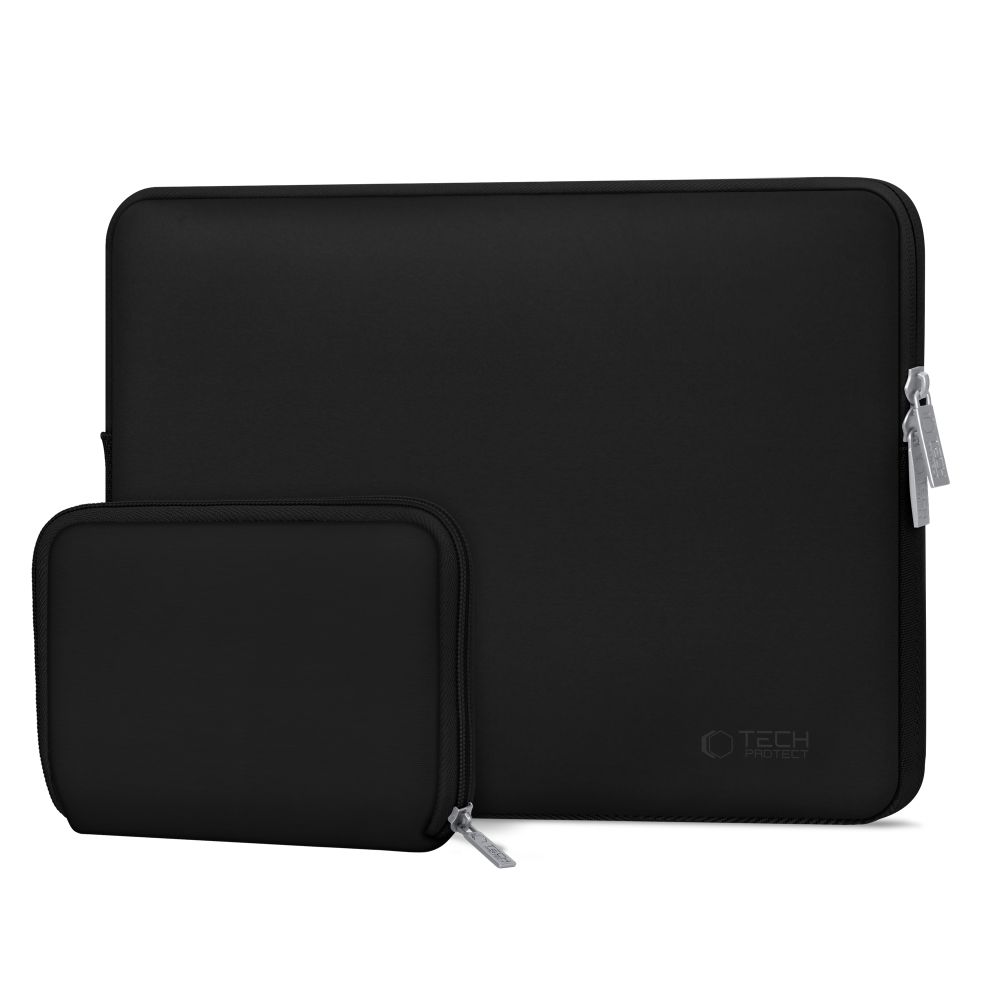 Dėklas Tech-Protect NeoSlim nešiojamajam kompiuteriui, 15-16 colių, juodas