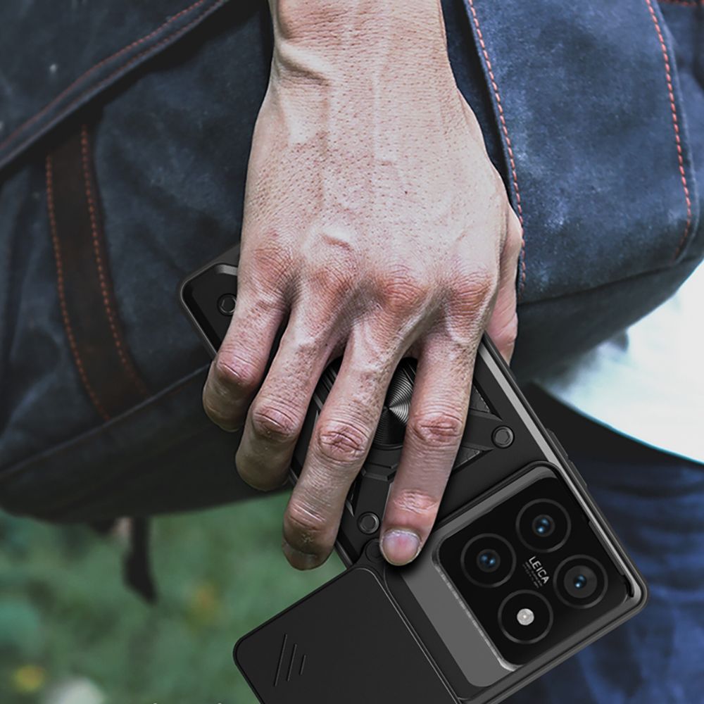 Dėklas Xiaomi 14T Tech-Protect Camshield Pro, juodas