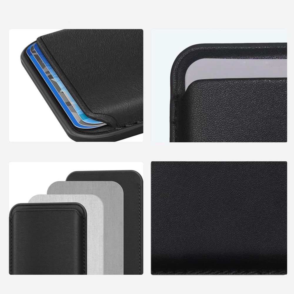 Kortelių laikiklis Tech-Protect CH01 MagWallet MagSafe, juodas