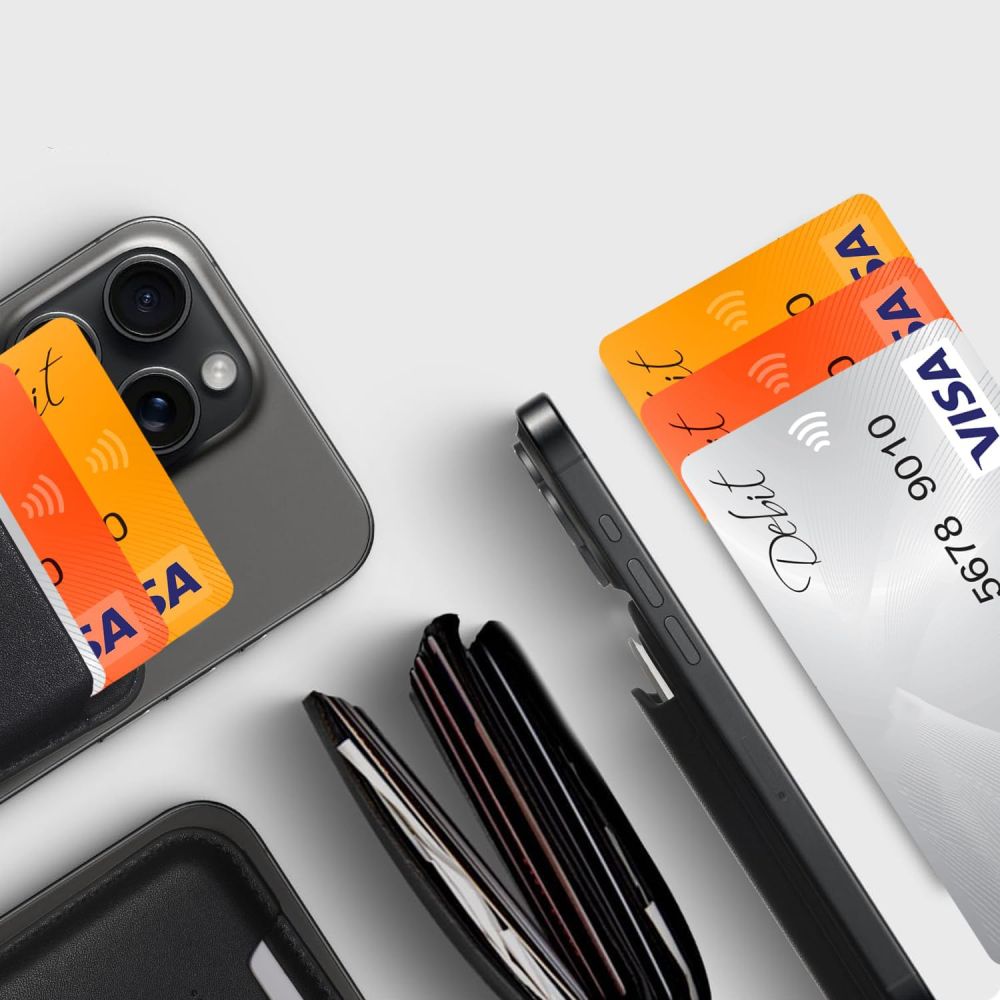 Kortelių laikiklis Tech-Protect CH01 MagWallet MagSafe, juodas