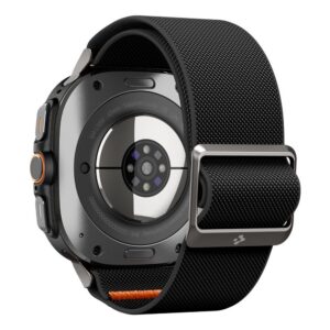 Dirželis Spigen Fit Lite Samsung Galaxy Watch Ultra 1 / 2 (2024-2026) 47 mm, juodas