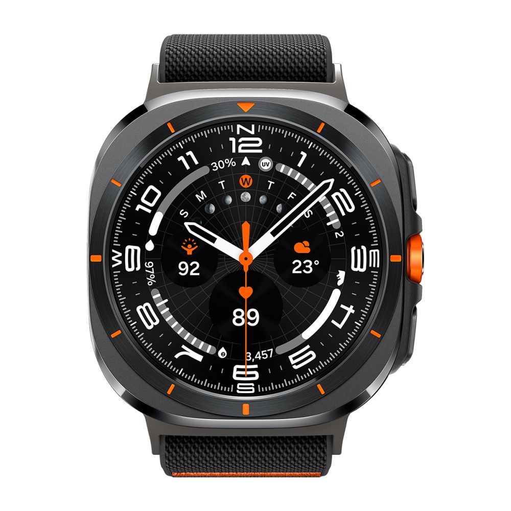 Dirželis Spigen Fit Lite Samsung Galaxy Watch Ultra 1 / 2 (2024-2026) 47 mm, juodas