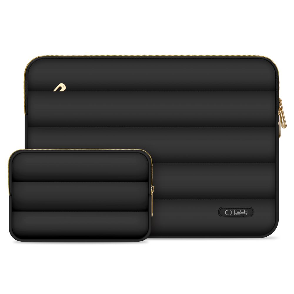 Dėklas Tech-Protect Puffy nešiojamajam kompiuteriui 13-14", juodas