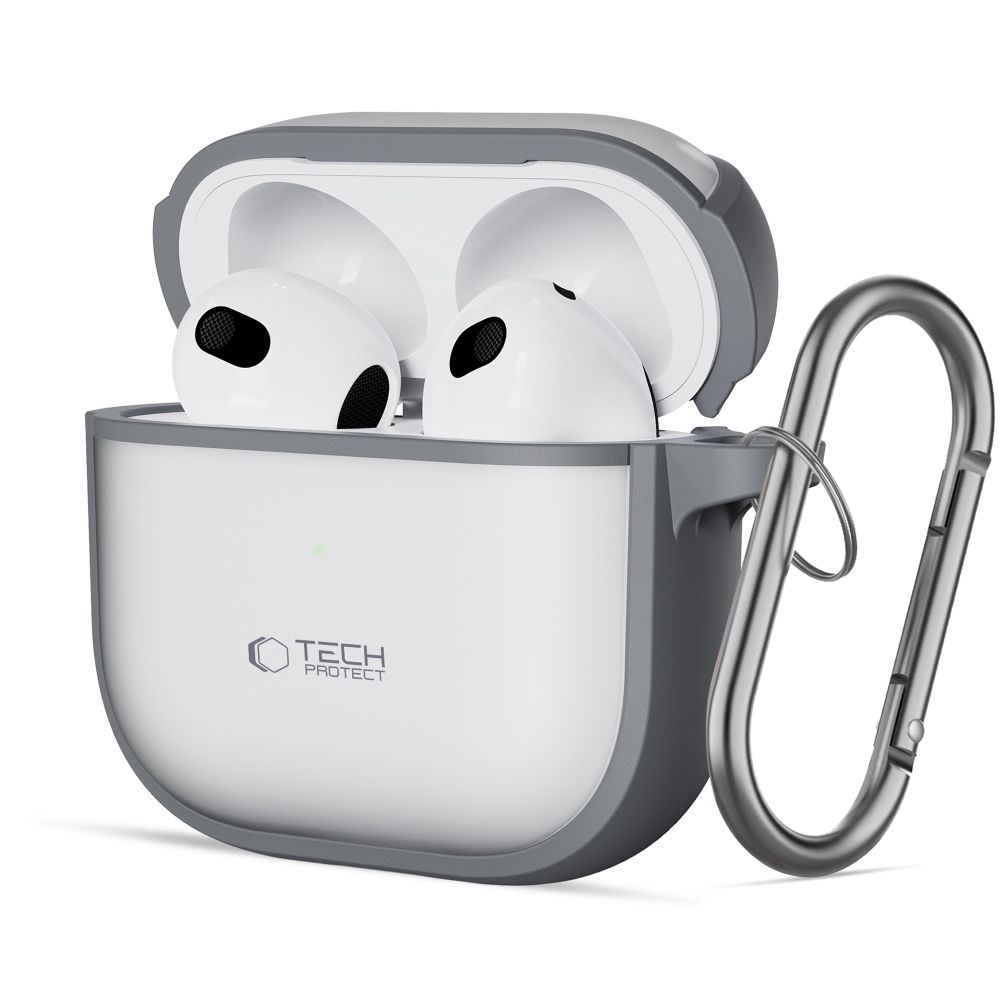 Dėklas Tech-Protect Magmat Apple AirPods 4, matinis pilkas