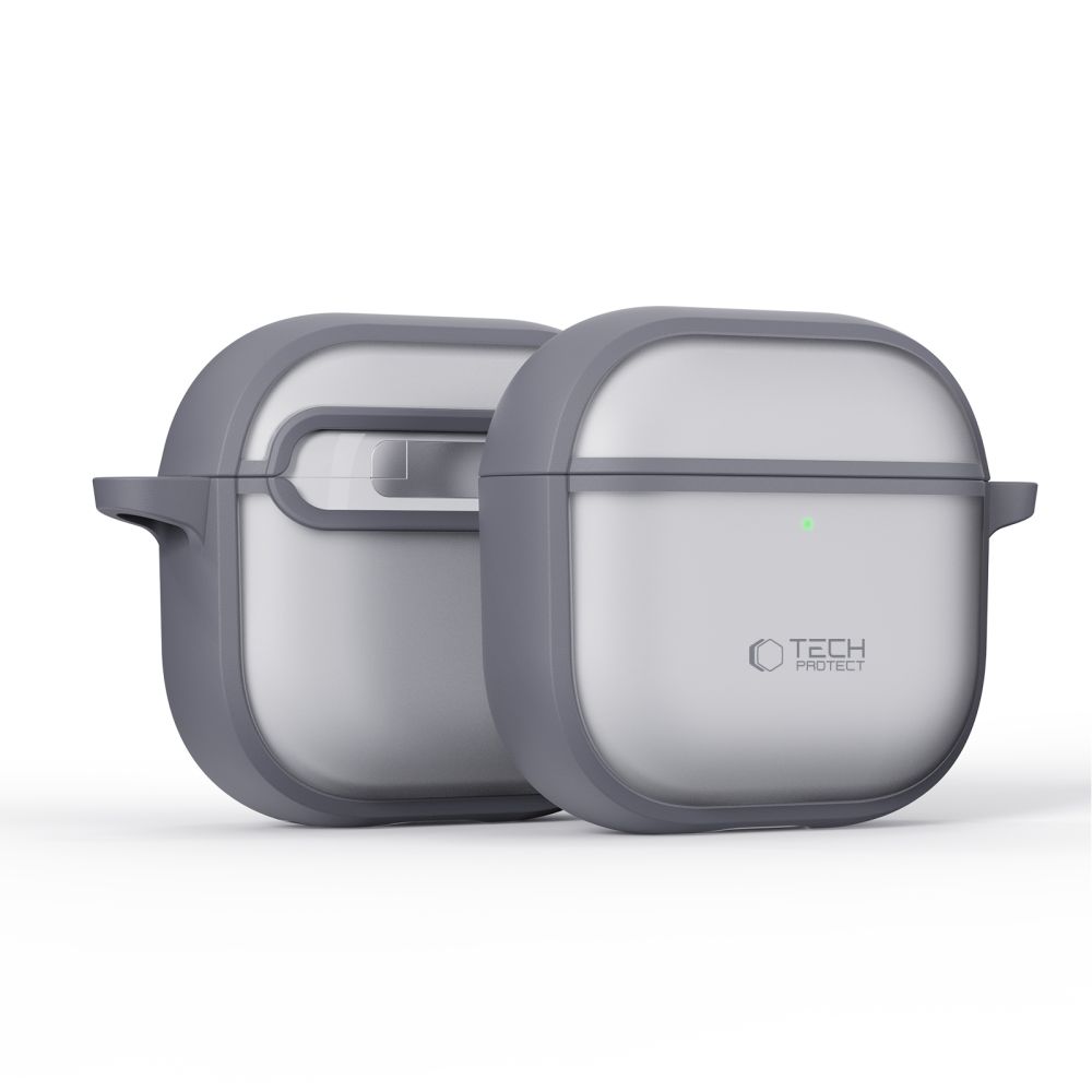 Dėklas Tech-Protect Magmat Apple AirPods 4, matinis pilkas