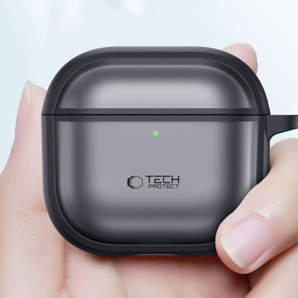 Dėklas Tech-Protect Magmat Apple AirPods 4, matinis pilkas