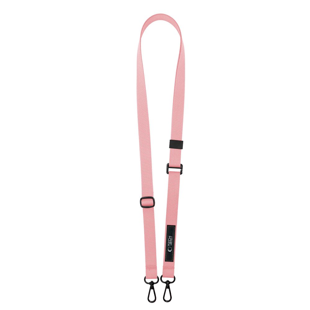 Dirželis Tech-Protect C6S Rope Crossbody, šviesiai rožinis