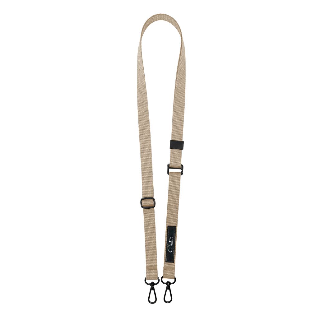 Dirželis Tech-Protect C6S Rope Crossbody, kreminis