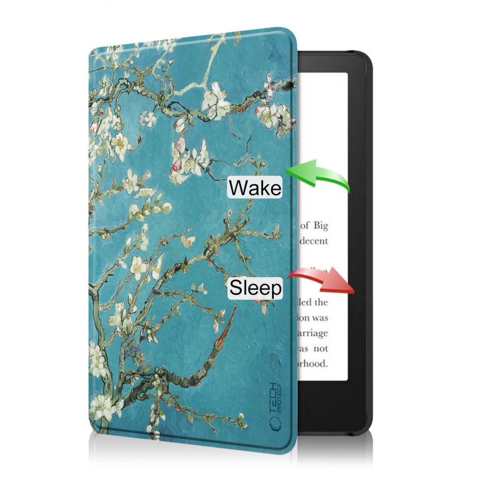 Dėklas Tech-Protect SmartCase Kindle Paperwhite 6 / Colorsoft / Signature Edition, rožinis