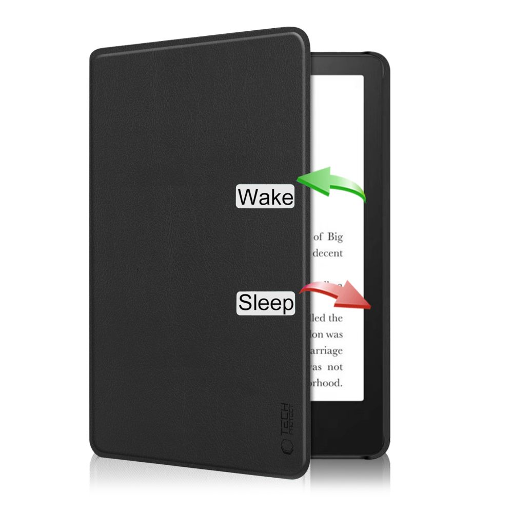 Dėklas Tech-Protect SmartCase Kindle Paperwhite (6 gen.) / Colorsoft / Signature Edition, juodas